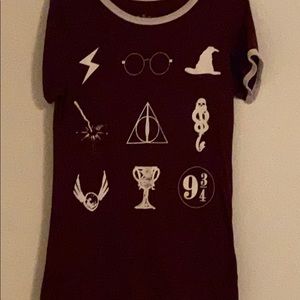 Maroon Harry Potter top